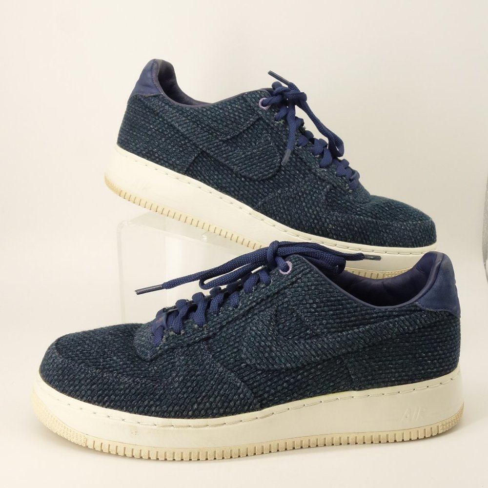 Nike Air Force 1 Low Aizome Midnight Navy Blue Men's Size 11.5 AR4670-444